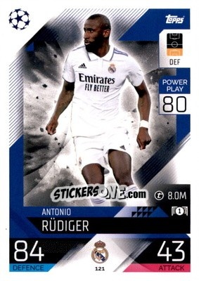 Sticker Antonio Rüdiger - UEFA Champions League & Europa League 2022-2023. Match Attax - Topps