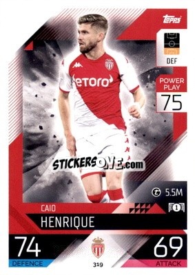 Sticker Caio Henrique - UEFA Champions League & Europa League 2022-2023. Match Attax n. 319 - Topps