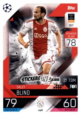 Sticker Daley Blind - UEFA Champions League & Europa League 2022-2023. Match Attax n. 246 - Topps