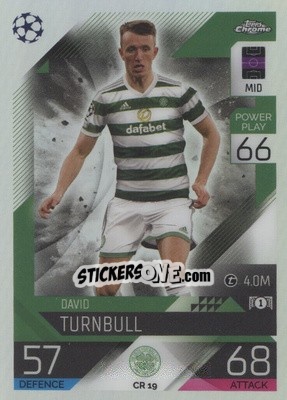 Sticker David Turnbull - UEFA Champions League & Europa League 2022-2023. Match Attax n. CR19 - Topps