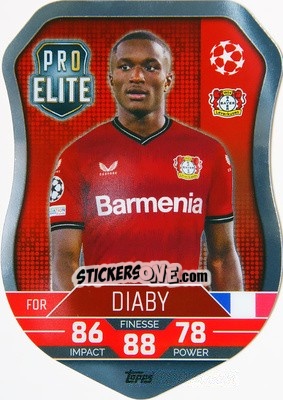 Sticker Diaby - UEFA Champions League & Europa League 2022-2023. Match Attax n. SH10 - Topps