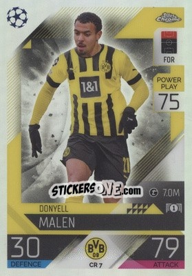 Sticker Donyell Malen - UEFA Champions League & Europa League 2022-2023. Match Attax n. CR7 - Topps