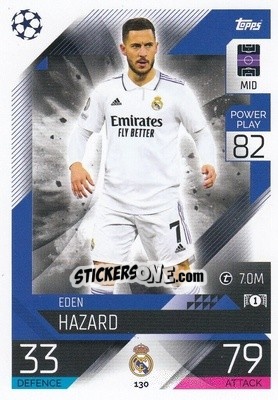 Figurina Eden Hazard - UEFA Champions League & Europa League 2022-2023. Match Attax - Topps