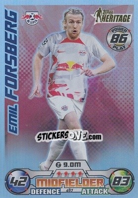 Sticker Emil Forsberg - UEFA Champions League & Europa League 2022-2023. Match Attax n. 487 - Topps
