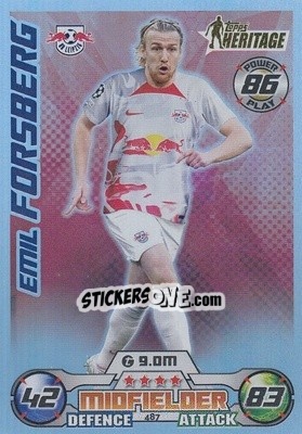 Figurina Emil Forsberg - UEFA Champions League & Europa League 2022-2023. Match Attax - Topps