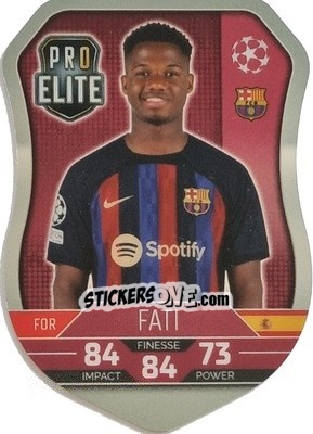 Cromo Fati - UEFA Champions League & Europa League 2022-2023. Match Attax n. SH5 - Topps
