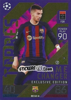 Sticker Ferran Torres   - UEFA Champions League & Europa League 2022-2023. Match Attax n. EEGC6 - Topps