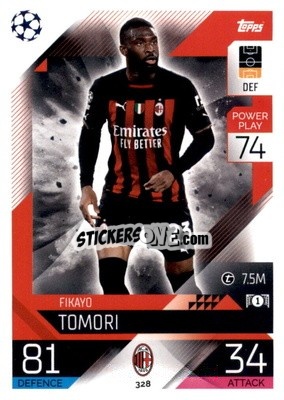 Cromo Fikayo Tomori - UEFA Champions League & Europa League 2022-2023. Match Attax - Topps