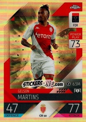 Sticker Gelson Martins - UEFA Champions League & Europa League 2022-2023. Match Attax n. CR10 - Topps
