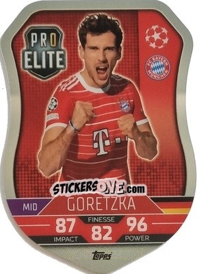 Sticker Goretzka - UEFA Champions League & Europa League 2022-2023. Match Attax n. SH8 - Topps