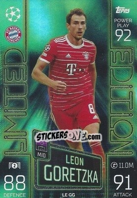 Sticker Goretzka - UEFA Champions League & Europa League 2022-2023. Match Attax n. LEGG - Topps