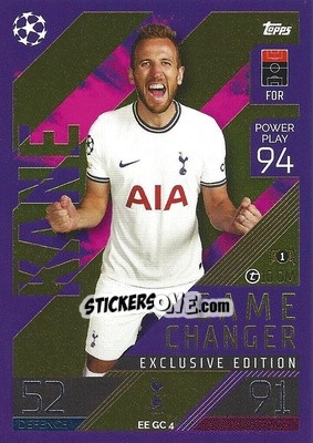 Sticker Harry Kane   - UEFA Champions League & Europa League 2022-2023. Match Attax - Topps