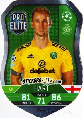 Sticker Hart - UEFA Champions League & Europa League 2022-2023. Match Attax - Topps