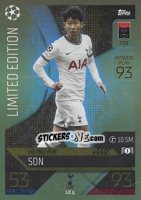 Figurina Heung-Min Son - UEFA Champions League & Europa League 2022-2023. Match Attax - Topps