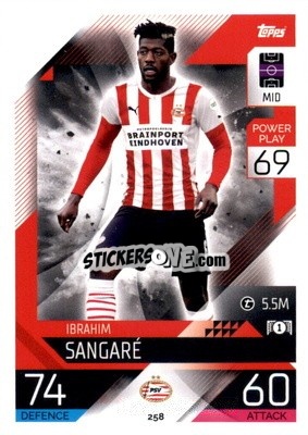Sticker Ibrahim Sangaré - UEFA Champions League & Europa League 2022-2023. Match Attax n. 258 - Topps