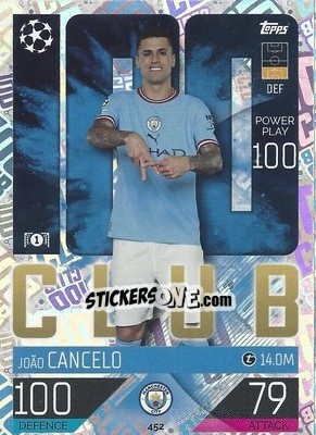 Sticker Joao Cancelo - UEFA Champions League & Europa League 2022-2023. Match Attax - Topps