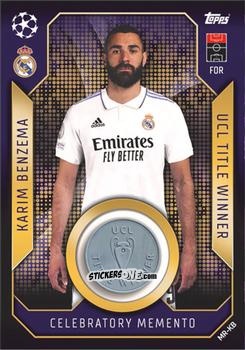 Cromo Karim Benzema - UEFA Champions League & Europa League 2022-2023. Match Attax n. MR-KB - Topps