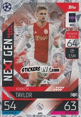Sticker Kenneth Taylor - UEFA Champions League & Europa League 2022-2023. Match Attax - Topps
