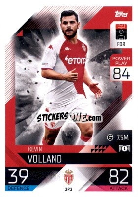 Sticker Kevin Volland  - UEFA Champions League & Europa League 2022-2023. Match Attax n. 323 - Topps