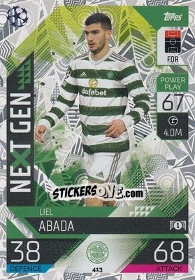 Sticker Liel Abada - UEFA Champions League & Europa League 2022-2023. Match Attax n. 413 - Topps