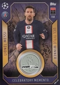 Sticker Lionel Messi   - UEFA Champions League & Europa League 2022-2023. Match Attax n. MR-LM - Topps