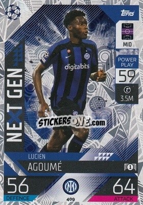 Sticker Lucien Agoume - UEFA Champions League & Europa League 2022-2023. Match Attax - Topps