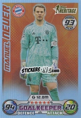 Sticker Manuel Neuer - UEFA Champions League & Europa League 2022-2023. Match Attax - Topps