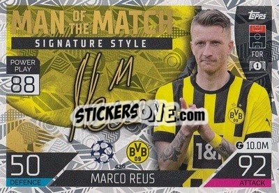 Cromo Marco Reus - UEFA Champions League & Europa League 2022-2023. Match Attax - Topps