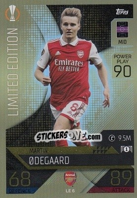 Cromo Martin Ødegaard - UEFA Champions League & Europa League 2022-2023. Match Attax - Topps