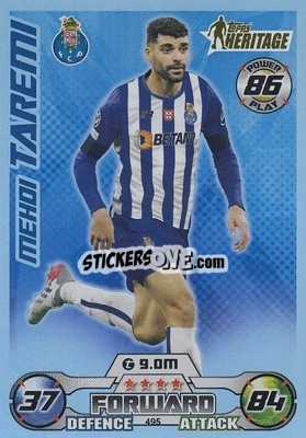 Sticker Mehdi Taremi - UEFA Champions League & Europa League 2022-2023. Match Attax n. 495 - Topps