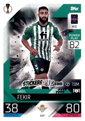 Sticker Nabil Fekir  - UEFA Champions League & Europa League 2022-2023. Match Attax - Topps