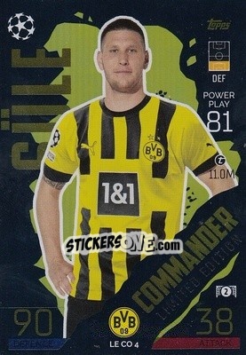 Sticker Niklas Süle - UEFA Champions League & Europa League 2022-2023. Match Attax n. LECO4 - Topps