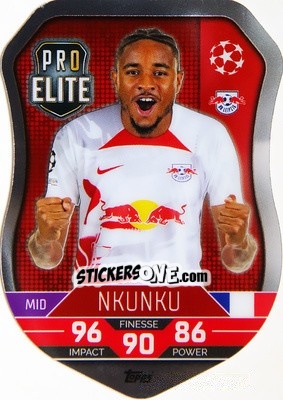 Sticker Nkunku - UEFA Champions League & Europa League 2022-2023. Match Attax n. SH11 - Topps