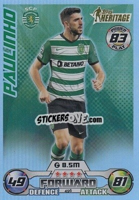 Sticker Palhinha - UEFA Champions League & Europa League 2022-2023. Match Attax n. 496 - Topps