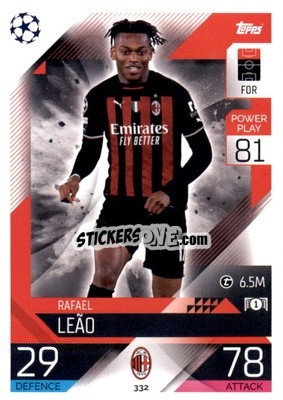 Sticker Rafael Leao - UEFA Champions League & Europa League 2022-2023. Match Attax - Topps