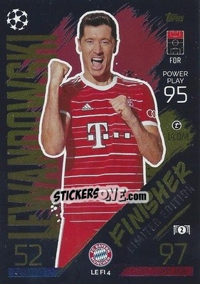 Sticker Robert Lewandowski - UEFA Champions League & Europa League 2022-2023. Match Attax n. LEFI4 - Topps