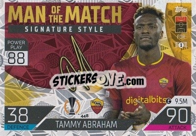 Cromo Tammy Abraham - UEFA Champions League & Europa League 2022-2023. Match Attax - Topps