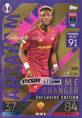 Sticker Tammy Abraham   - UEFA Champions League & Europa League 2022-2023. Match Attax n. EEGC8 - Topps