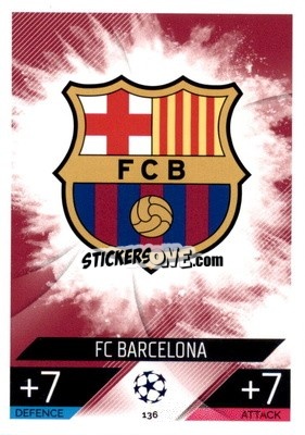 Sticker Team Badge - UEFA Champions League & Europa League 2022-2023. Match Attax - Topps