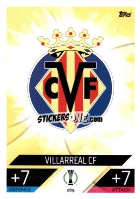 Sticker Team Badge - UEFA Champions League & Europa League 2022-2023. Match Attax n. 289 - Topps