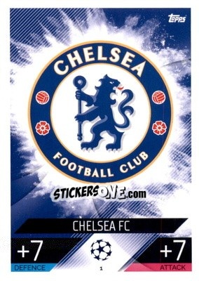 Sticker Team Badge - UEFA Champions League & Europa League 2022-2023. Match Attax n. 1 - Topps