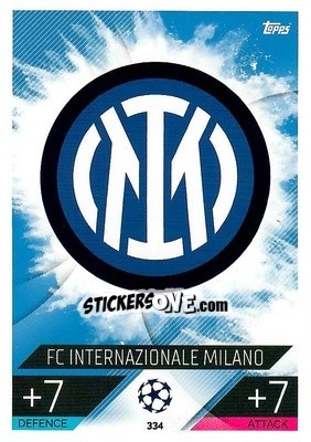 Sticker Team Badge - UEFA Champions League & Europa League 2022-2023. Match Attax n. 334 - Topps