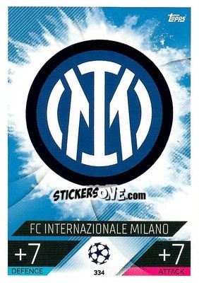 Sticker Team Badge - UEFA Champions League & Europa League 2022-2023. Match Attax - Topps