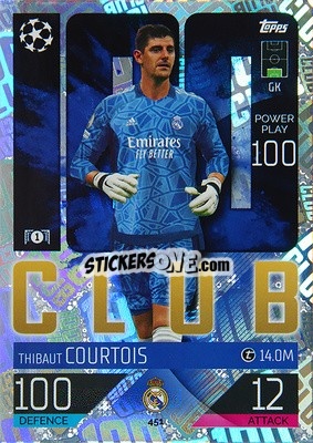 Sticker Thibaut Courtois - UEFA Champions League & Europa League 2022-2023. Match Attax - Topps