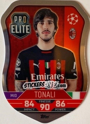 Sticker Tonali - UEFA Champions League & Europa League 2022-2023. Match Attax n. SH3 - Topps