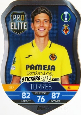 Sticker Torres - UEFA Champions League & Europa League 2022-2023. Match Attax - Topps