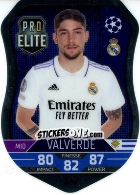 Sticker Valverde - UEFA Champions League & Europa League 2022-2023. Match Attax - Topps