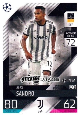 Sticker Weston McKennie  - UEFA Champions League & Europa League 2022-2023. Match Attax n. 348 - Topps