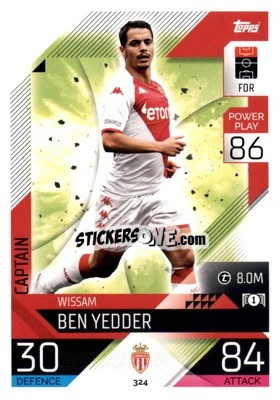Sticker Wissam Ben Yedder - UEFA Champions League & Europa League 2022-2023. Match Attax n. 324 - Topps