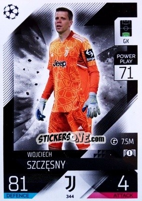 Sticker Wojciech Szczesny - UEFA Champions League & Europa League 2022-2023. Match Attax n. 344 - Topps